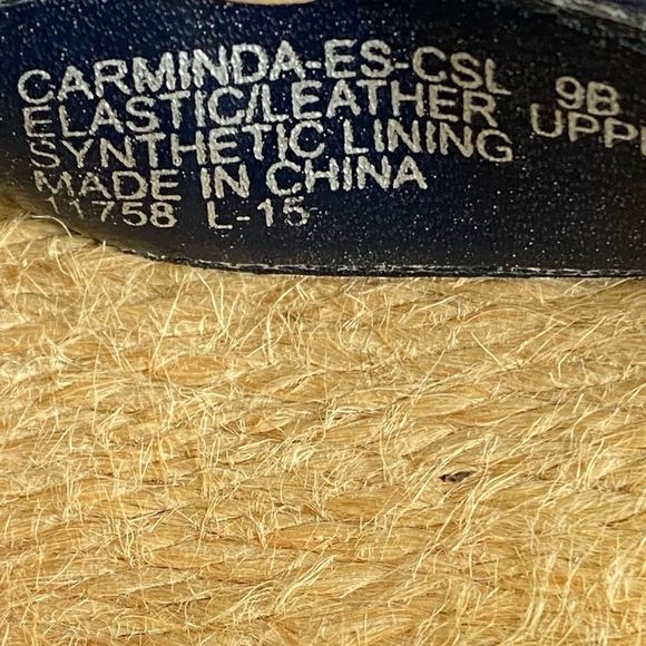 𝅺LAUREN RALPH LAUREN Carminda Espadrille Woven Wedge Sandals Shoes 9 - Picture 11 of 11